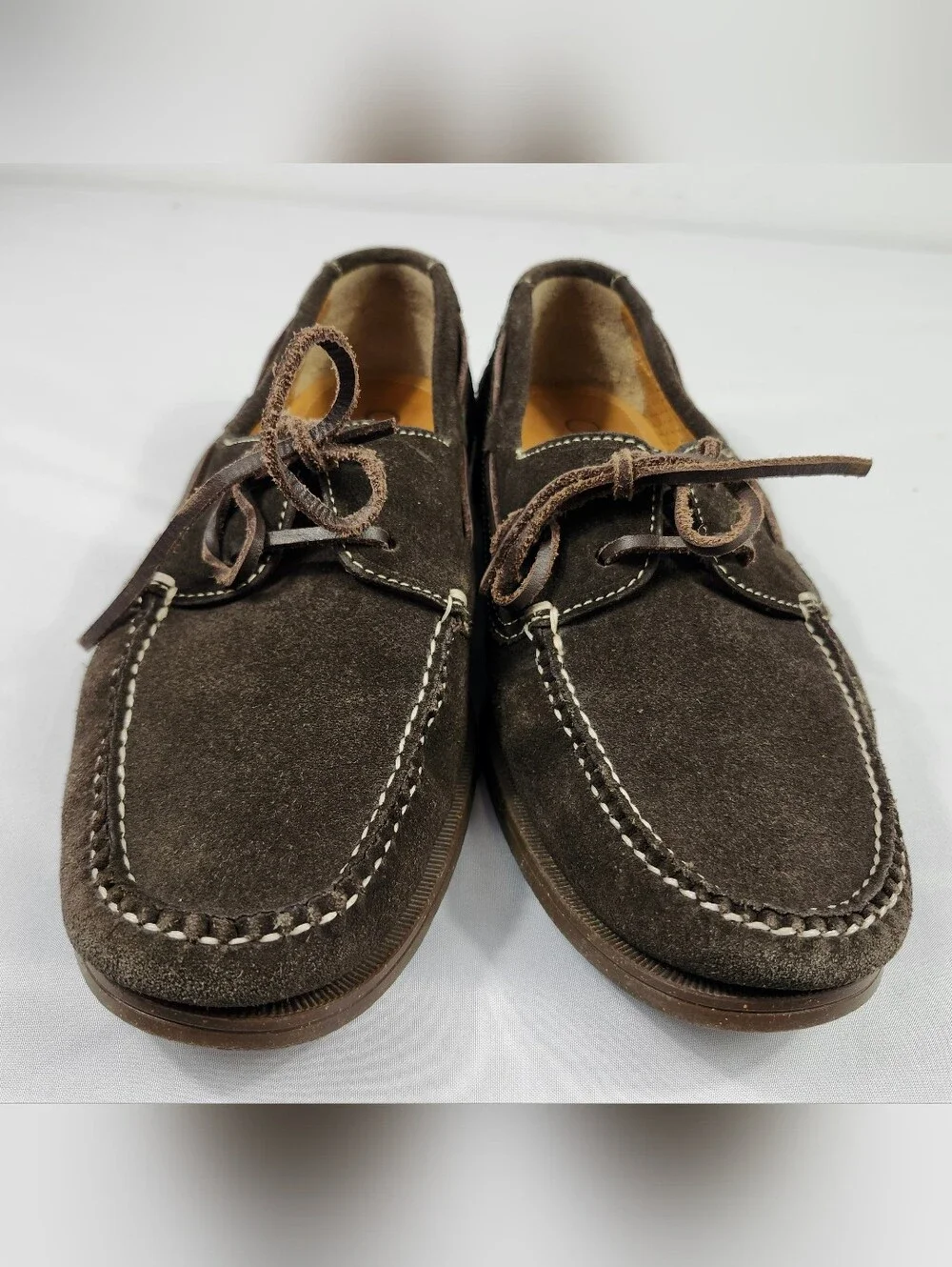 Cole Haan Men’s 8 M Brown Suede Moccasin Boat Shoes